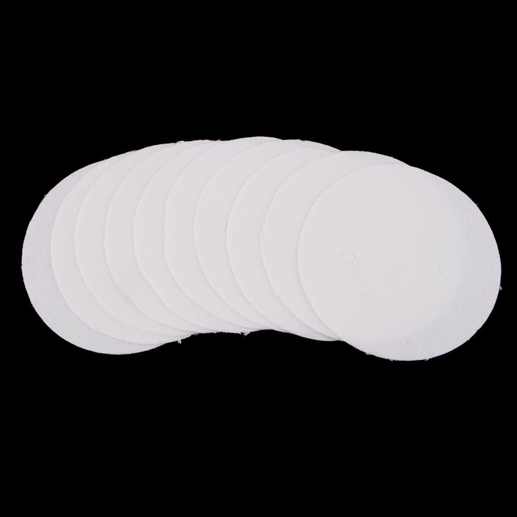 30 Sheet Ceramic Fiber Round Microwave Kiln Glass Fusing Paper, Dia 115mm