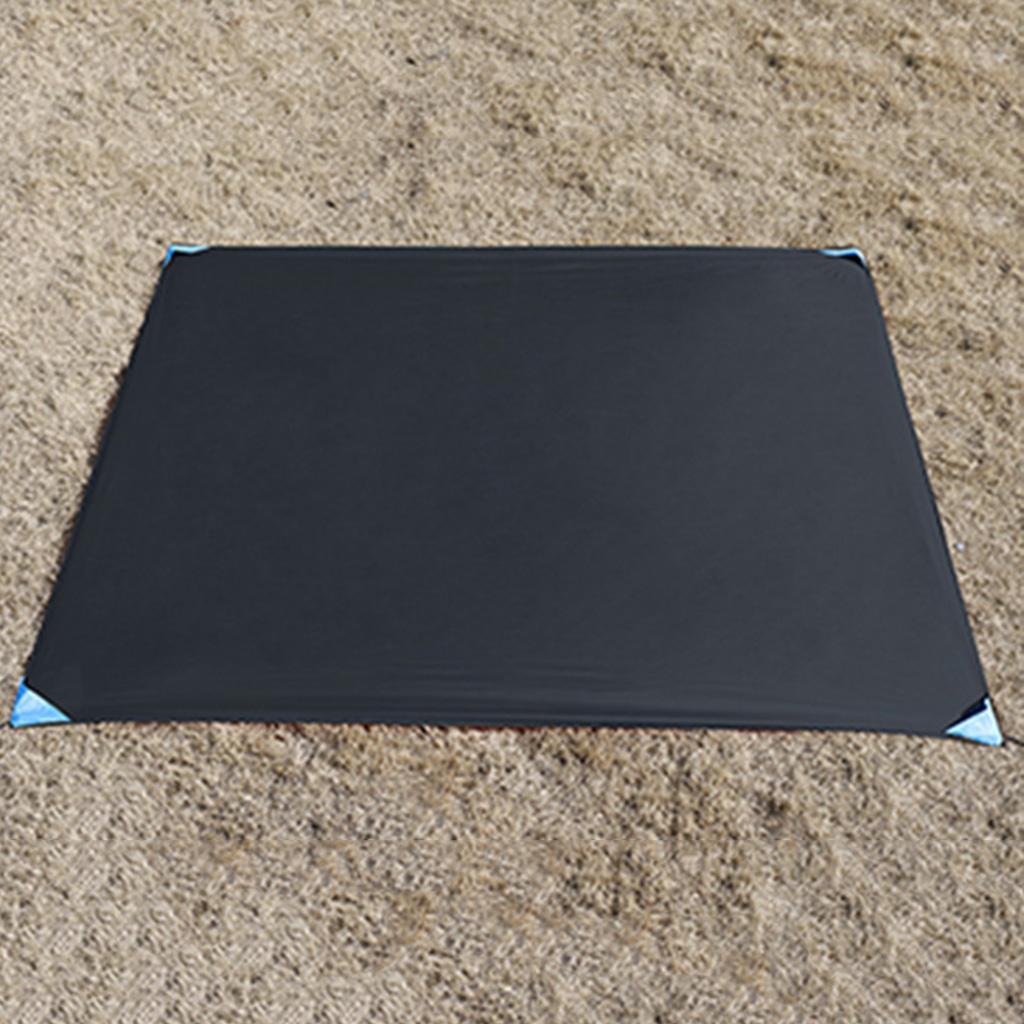 Portable Picnic Mat Pocket Beach Blanket Tent Ground Sheet With Ground Nail for The Beach, Hiking, Travel, Camping