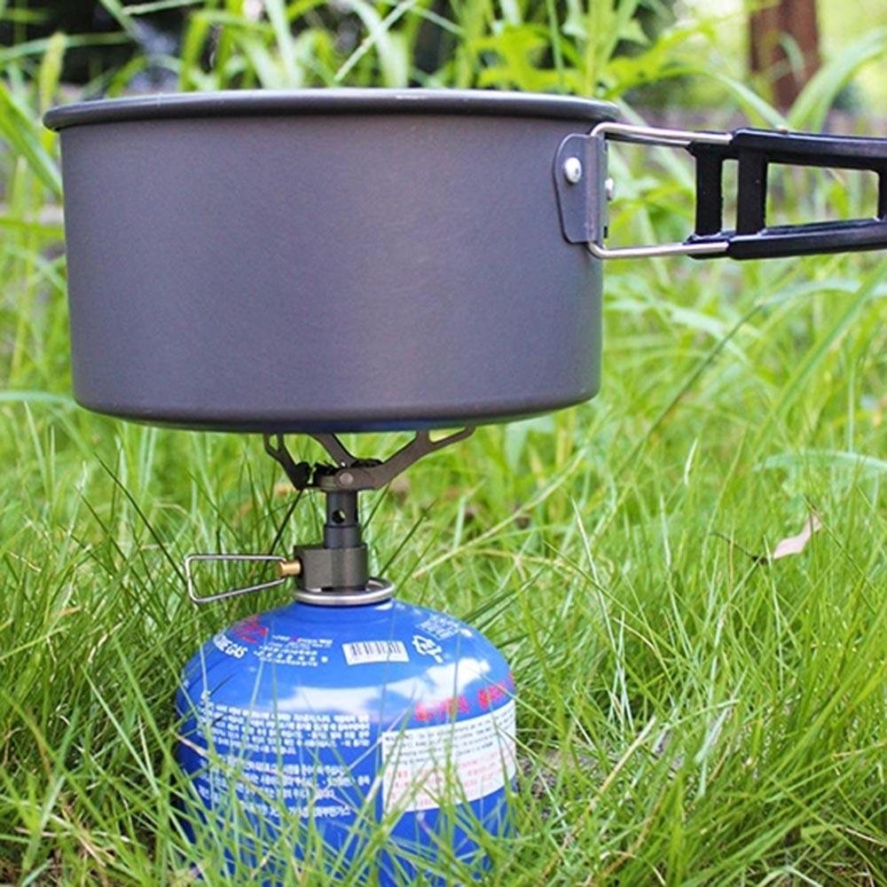 Bếp gas Cắm trại mini siêu nhẹ 25g có thể gấp lại