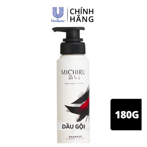 Dầu gội Michiru ngăn rụng tóc cho da đầu thường và khô, nội địa Nhật 180g