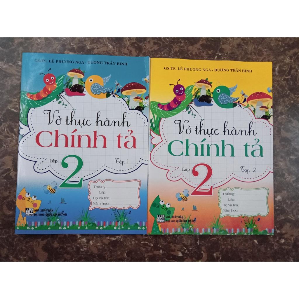 Sách Combo Vở Thực Hành Chính Tả Lớp 2