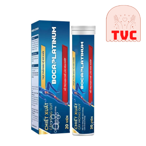 Boca Platinum, hỗ trợ làm trơn ổ khớp, hỗ trợ hạn chế lão hóa khớp