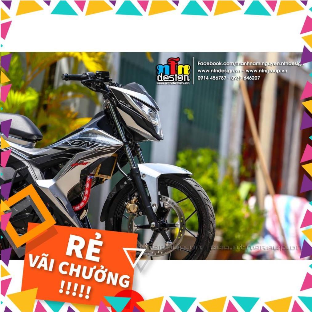 Tem Rời Sonic Mẫu Bạc Đen Đỏ 150R