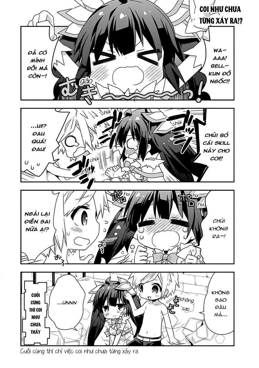 dungeon ni deai o motomeru no wa machigatte iru darou ka 4koma - days of goddess chapter 3 9