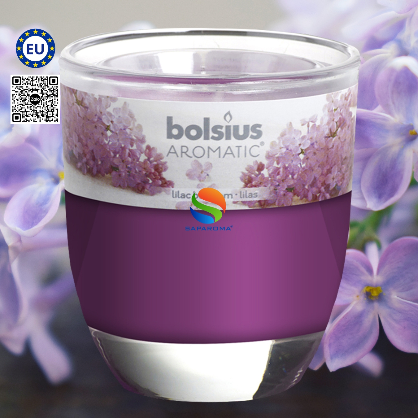 Combo 3 Ly nến thơm tinh dầu Bolsius 105g, nến trang trí, thơm phòng, thư giãn, Hỗ trợ khử mùi