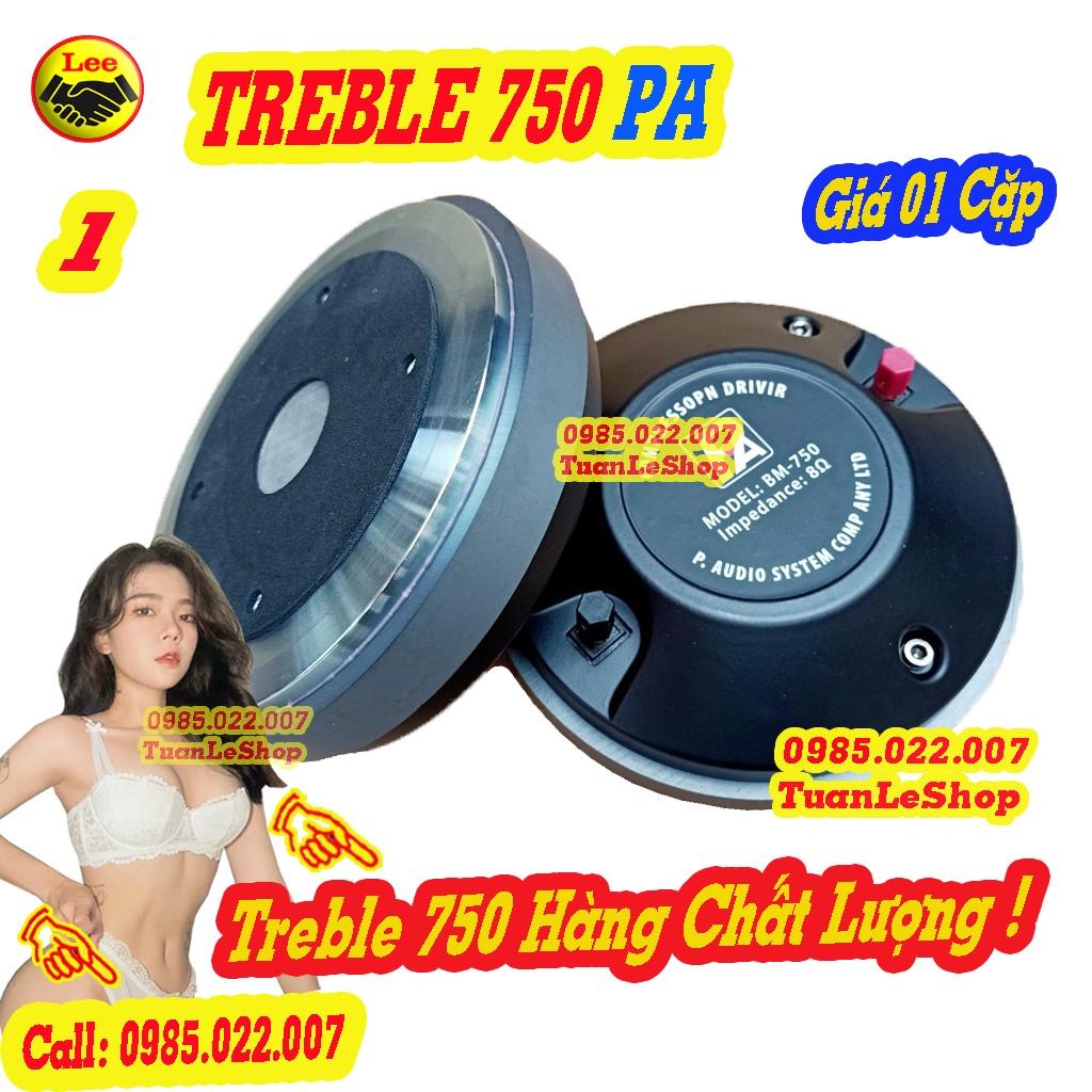 02 TREBLE 750 P A CÔN DET - CỦ KEN SÂN KHẤU – LOA TREP 750 -  GIÁ 01 CẶP LOA