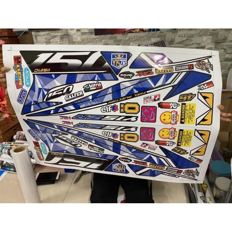 Tem xe exciter 150 xanh