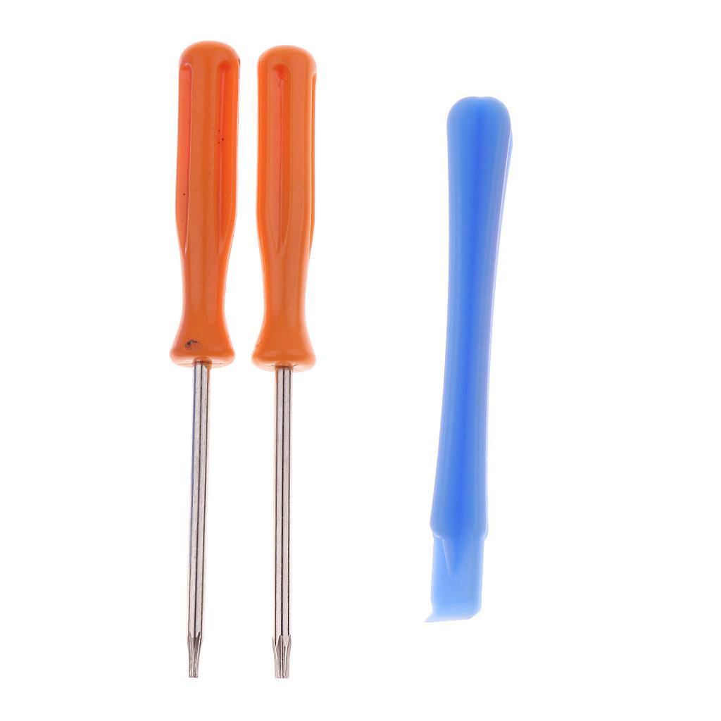 3D Controller Joystick Axis Analog Sensor Module & ThumbStick + 3 in 1 Open Tool T8H T6 Screwdrivers for Xbox One - 5 x Replace Rocker