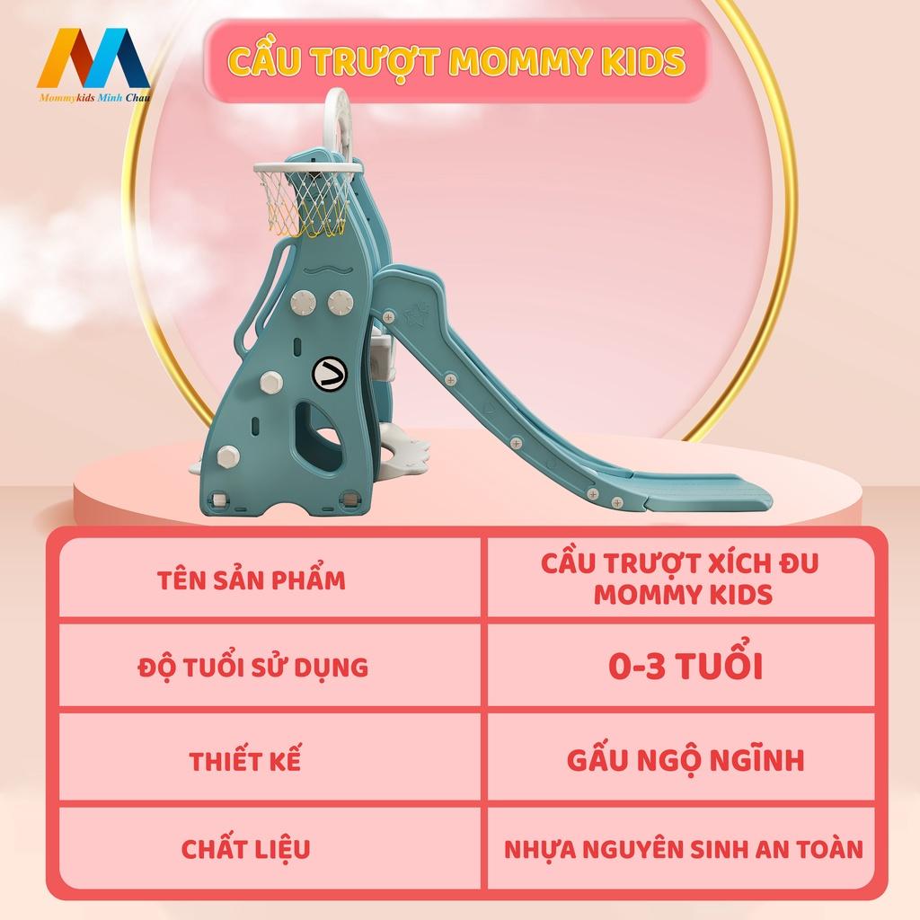 CẦU TRƯỢT XÍCH ĐU MOMMYKIDS MINH CHAU DÀNH CHO TRẺ 1-10 TUỔI