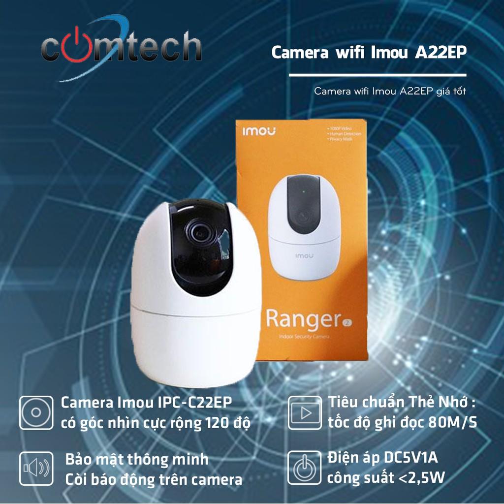 Camera wifi Imou A22EP + Thẻ Nhớ 32GB hàng chính hãng