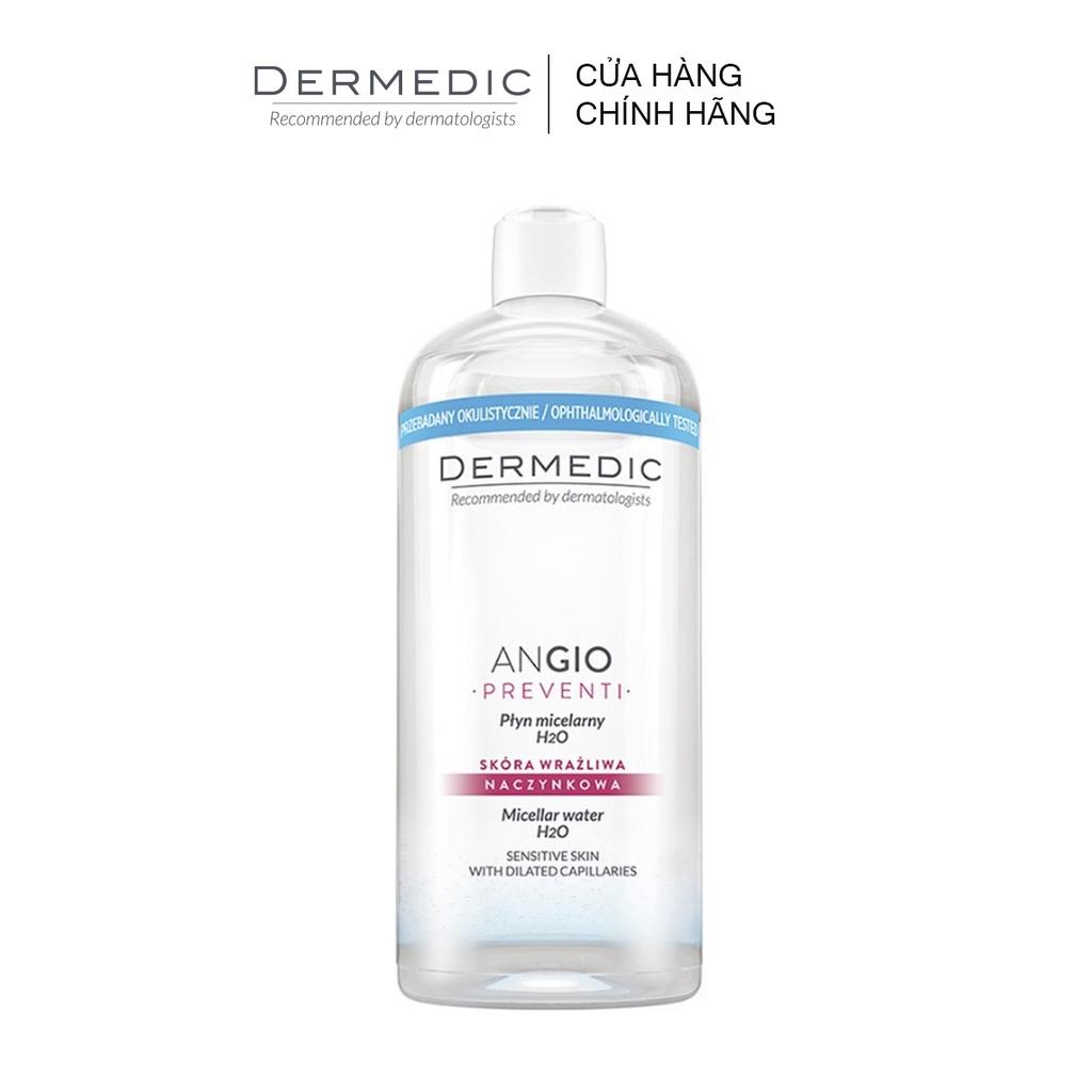 Nước tẩy trang dành cho da giãn mao mạch Dermedic Angio Preventi Micellar Water H2O 500ml