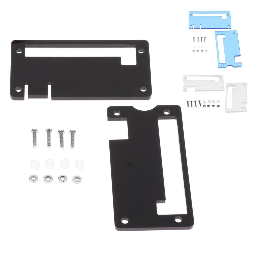 Acrylic Case Protective Enclosure Cover for Raspberry Pi Black