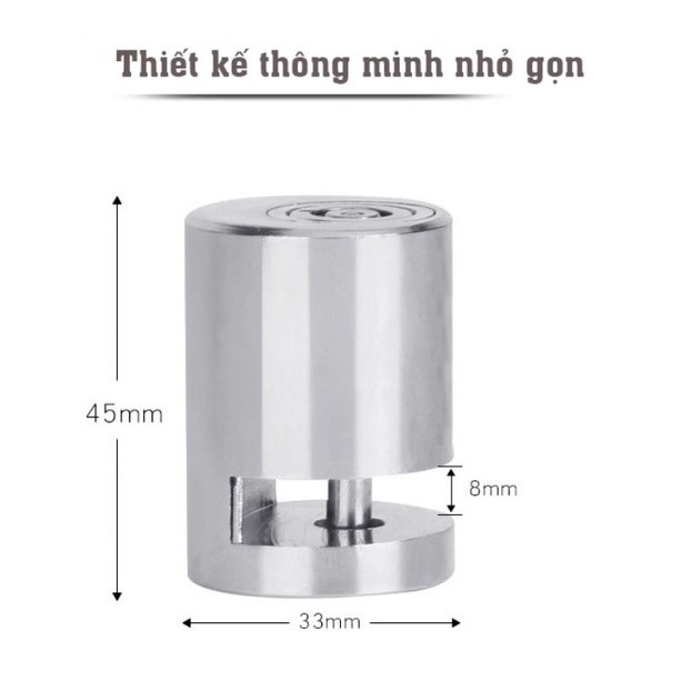 Khóa phanh đĩa xe máy - chống trộm chất liệu thép nguyên khối thiết kế thông minh an toàn