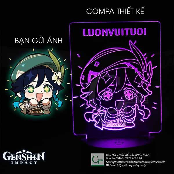 Đèn Ngủ Genshin Impact Venti Chibi Type 02