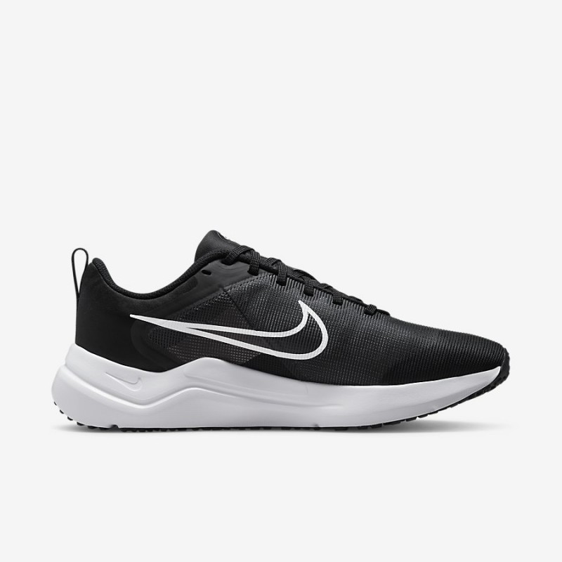 Giày chạy bộ Nữ W NIKE DOWNSHIFTER 12 - BLACK/WHITE-SMOKE GREY-PURE PLATINUM - 7.5 US