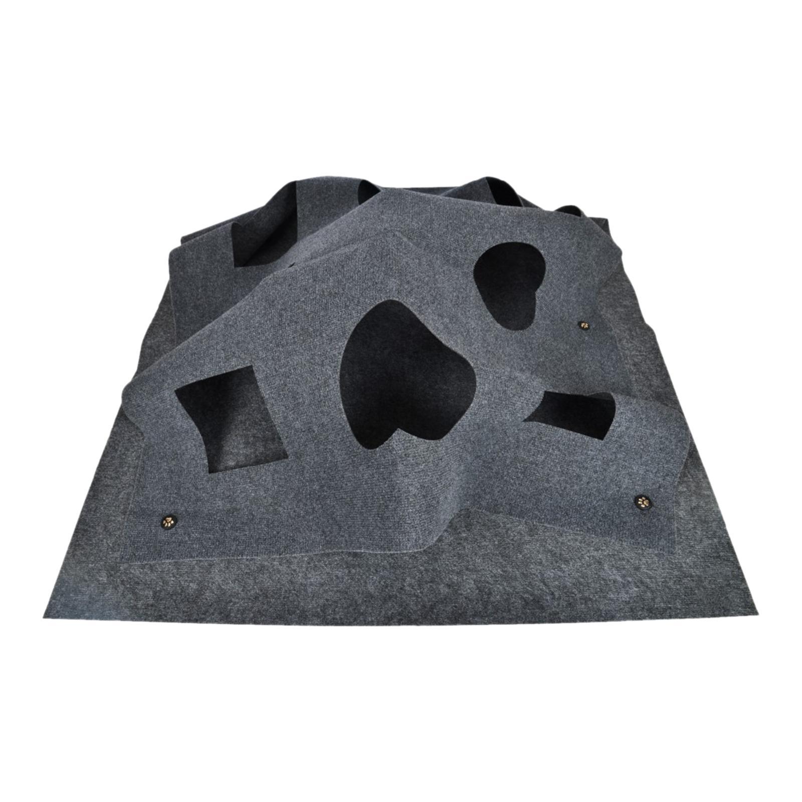 Collapsible Cat Toy Mat, Interactive Hideaway Supplies, Training Mat, Dog Cushion Mattress Blanket for Play Indoor Kitten Small Animals Cats