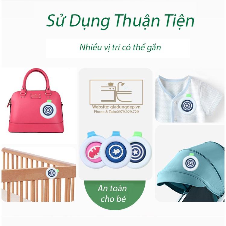 Kẹp chống muỗi, huy hiệu đuổi muỗi Bikid Hàn Quốc an toàn sử dụng cho bé