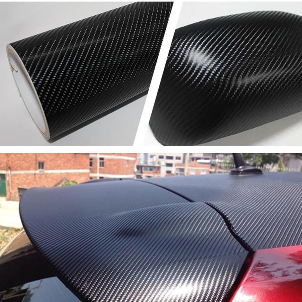2x Carbon Fiber Film Car Interior Wrap Stickers Decoration 30x150CM