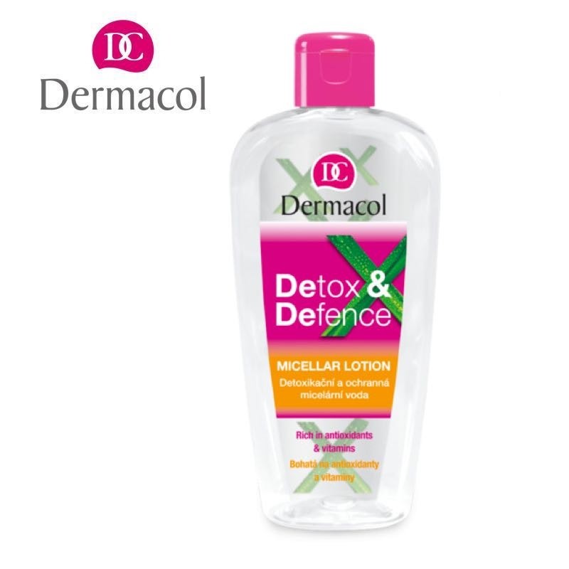 Tẩy Trang Giải Độc Dưỡng Da Dermacol DETOX &amp; DEFENCE MICELLAR LOTION 200ml