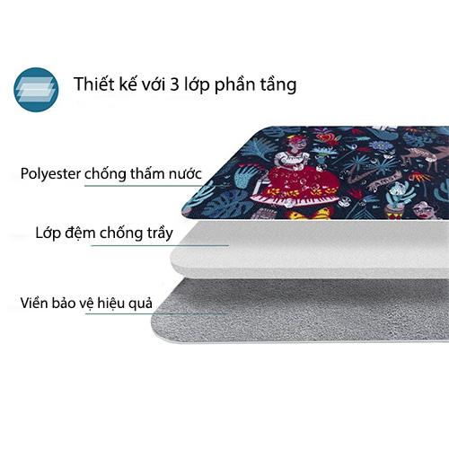 TÚI CHỐNG SỐC TOMTOC (USA) STYLE CHO MACBOOK 14″, AIR/RETINA 13” DAZZLING BLUE A18-C016 bảo vệ hoàn hảo chống va đập- HÀNG CHÍNH HÃNG