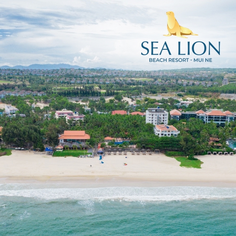 Sea Lion Beach Resort 4* Mũi Né - Buffet Sáng, 02 Hồ Bơi, Bãi Biển Riêng Ngay Trung Tâm, Khu Vui Chơi Trẻ Em