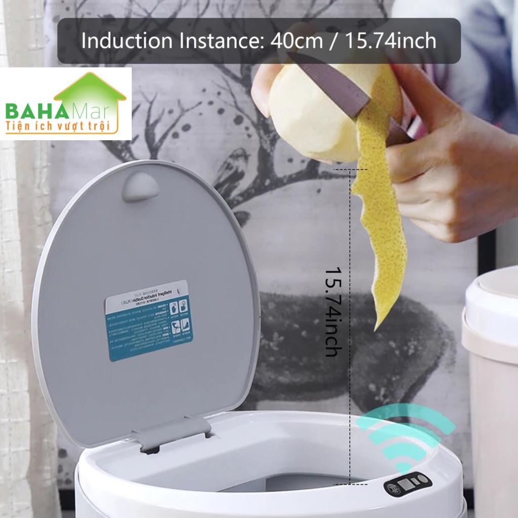 THÙNG RÁC THÔNG MINH MỞ - ĐÓNG BẰNG CẢM ỨNG HÌNH ẢNH DUNG TÍCH 12L