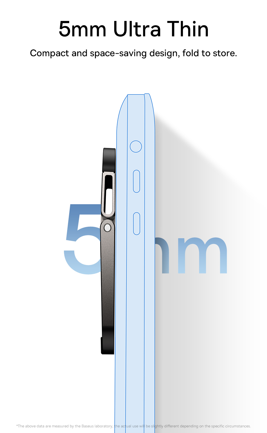Giá đỡ, Chân đế đa năng nhỏ gọn cho Laptop/Mac-book Ba-se-us Slim Laptop Kickstand - Hàng chính hãng