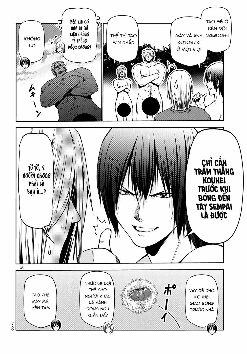 cô gái thích lặn - grand blue chapter 60 38