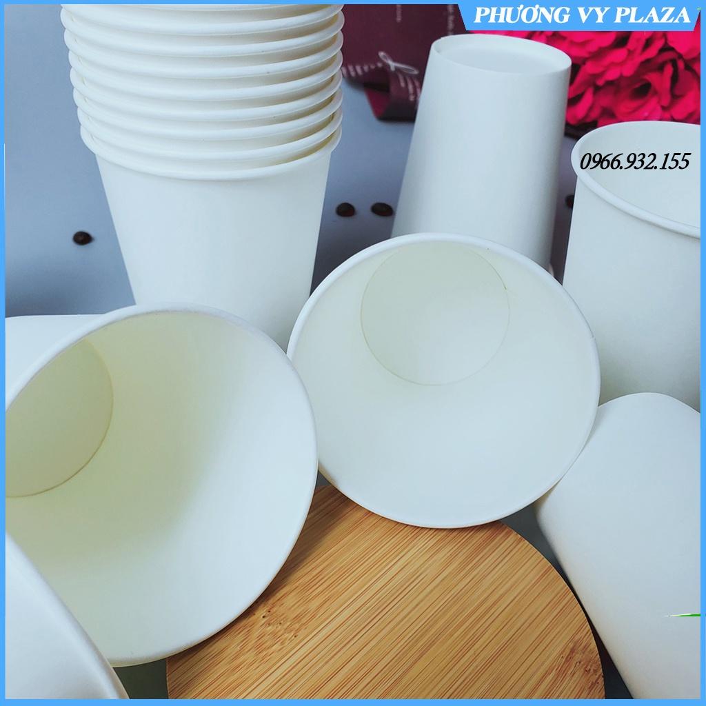 50 Chiếc cốc giấy 270ml ~ 9 OZ hàng cao cấp xuất khẩu Hàn Quốc