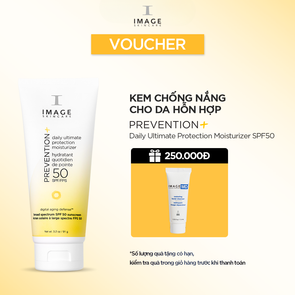 Kem chống nắng cho da hỗn hợp IMAGE SKINCARE PREVENTION+ Daily Ultimate Protection Moisturizer SPF 50 91g