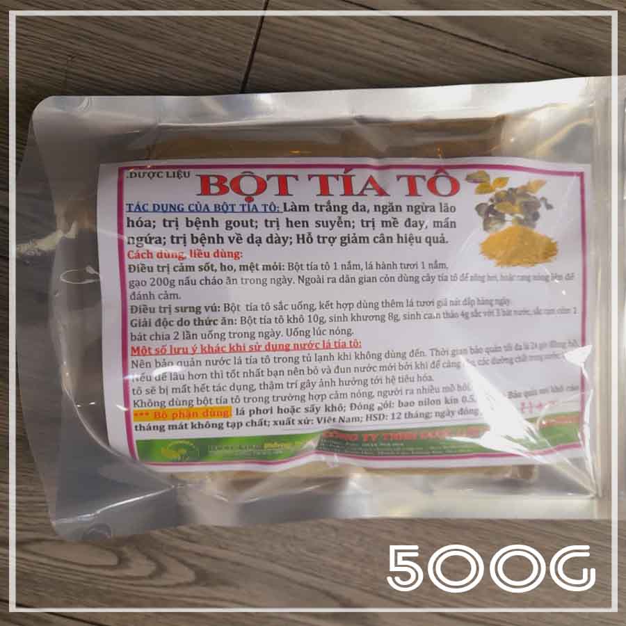 500g Bột Tía Tô khô sạch loại 1