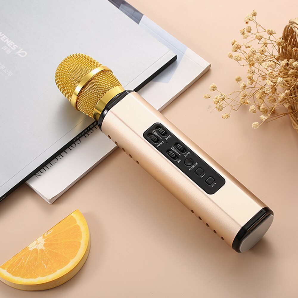 Micro Karaoke Bluetooth Không Dây âm thanh trung thực tuyệt vời cho điện thoại thông minh - Hàng Chính Hãng