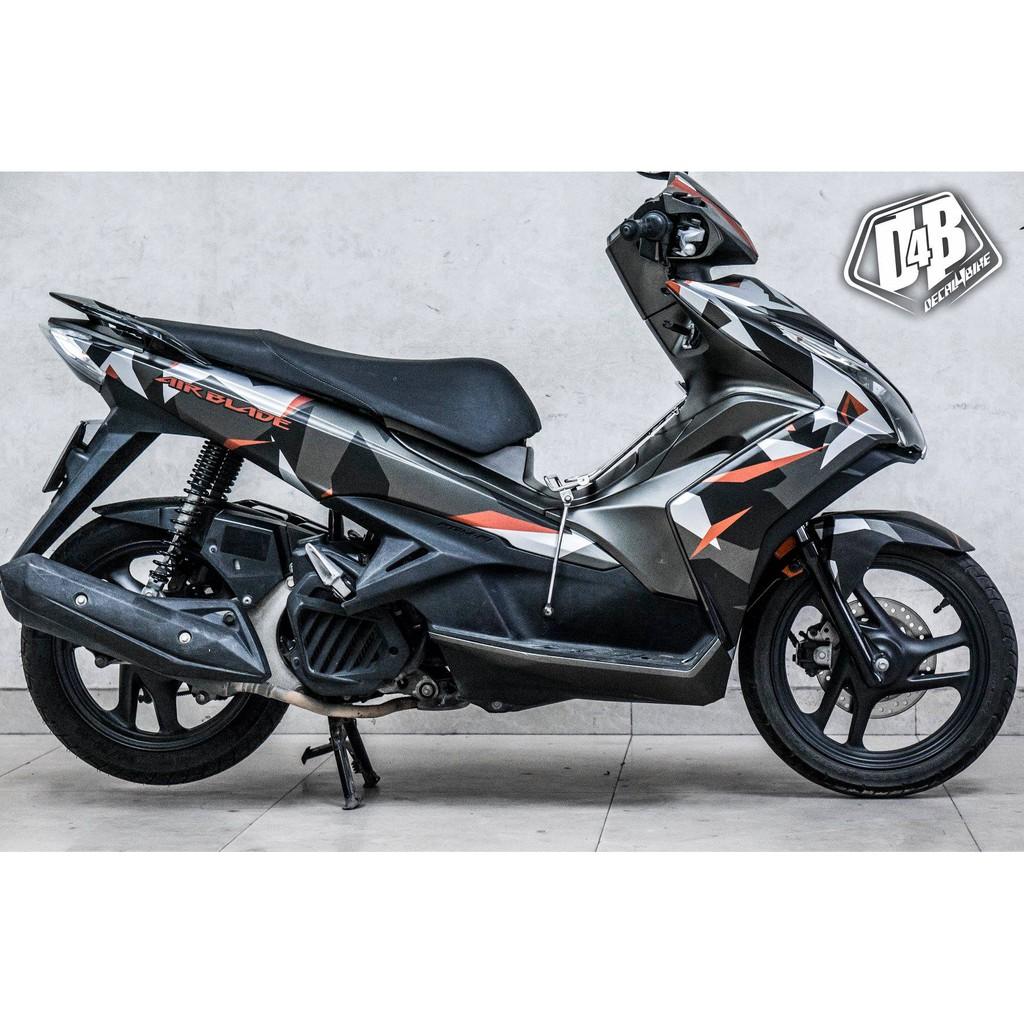 Tem trùm xe dành cho AIR BLADE 2014 CAMOU LẬP THỂ
