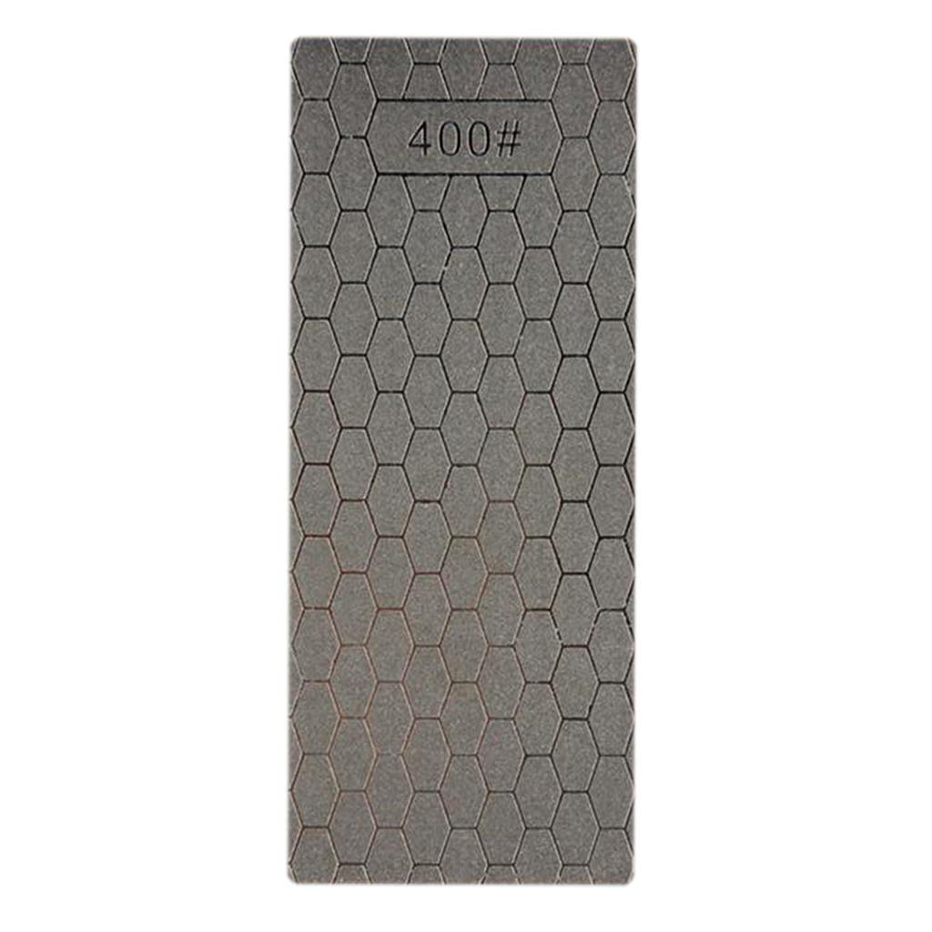 Single Sided Diamond Sharpener Stone Sharpening Whetstone Tool 400 Grits 2x