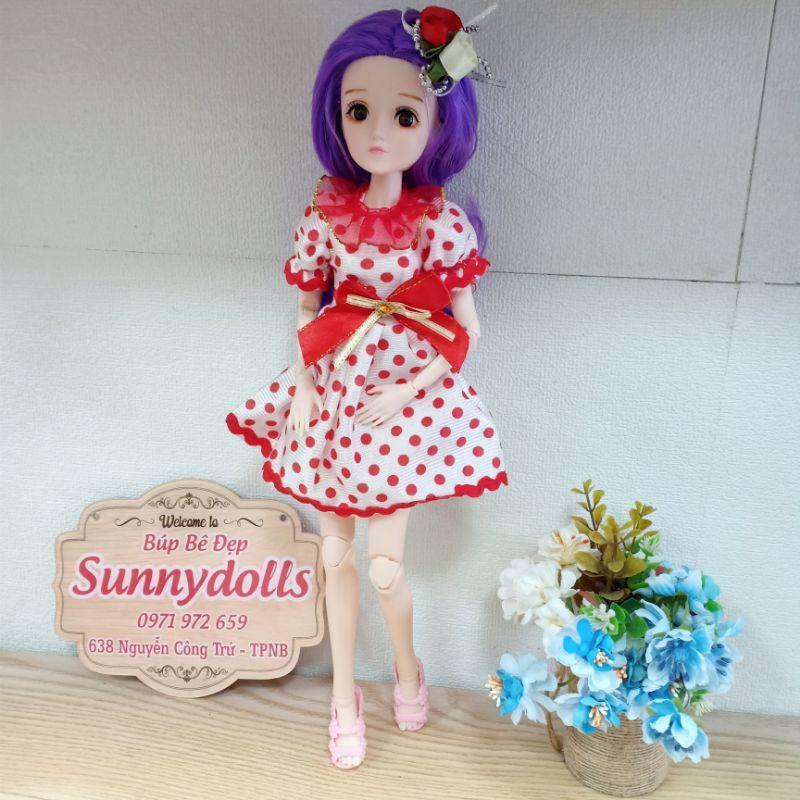 Búp Bê BJD 1/5 - 36cm Cơ Thể 21 Khớp Tóc Dài và Dày