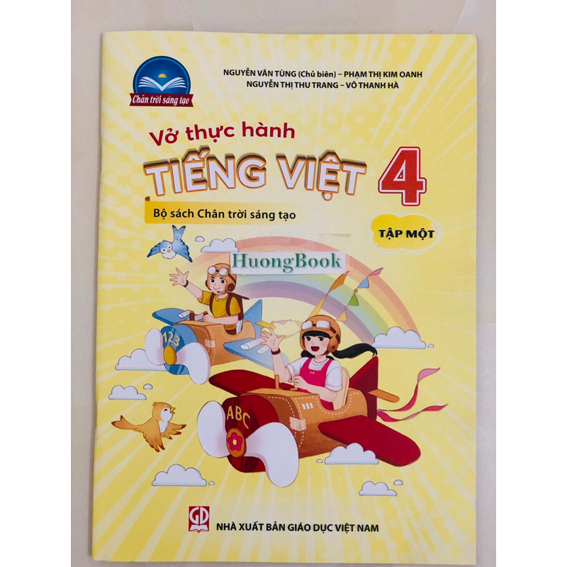 Sách - Combo 4 cuốn Vở thực hành Toán + Tiếng Việt 4 tập 1+2 (Bộ sách Chân trời sáng tạo)