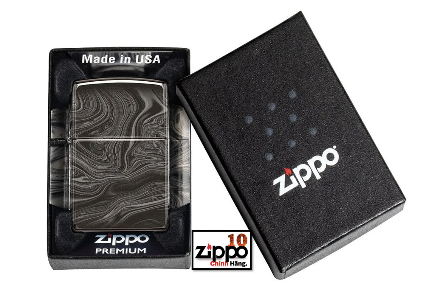 Bật lửa ZIPPO Marble Pattern Design SKU: 49812 - Chính hãng 100%