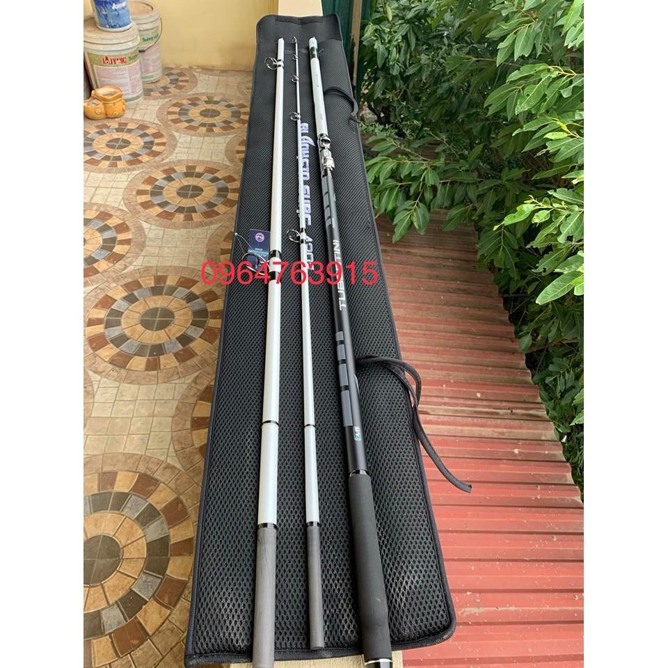 Cần 3 khúc BLACKFIN Surf khoen fuji pát fuji đánh lục xa bờ