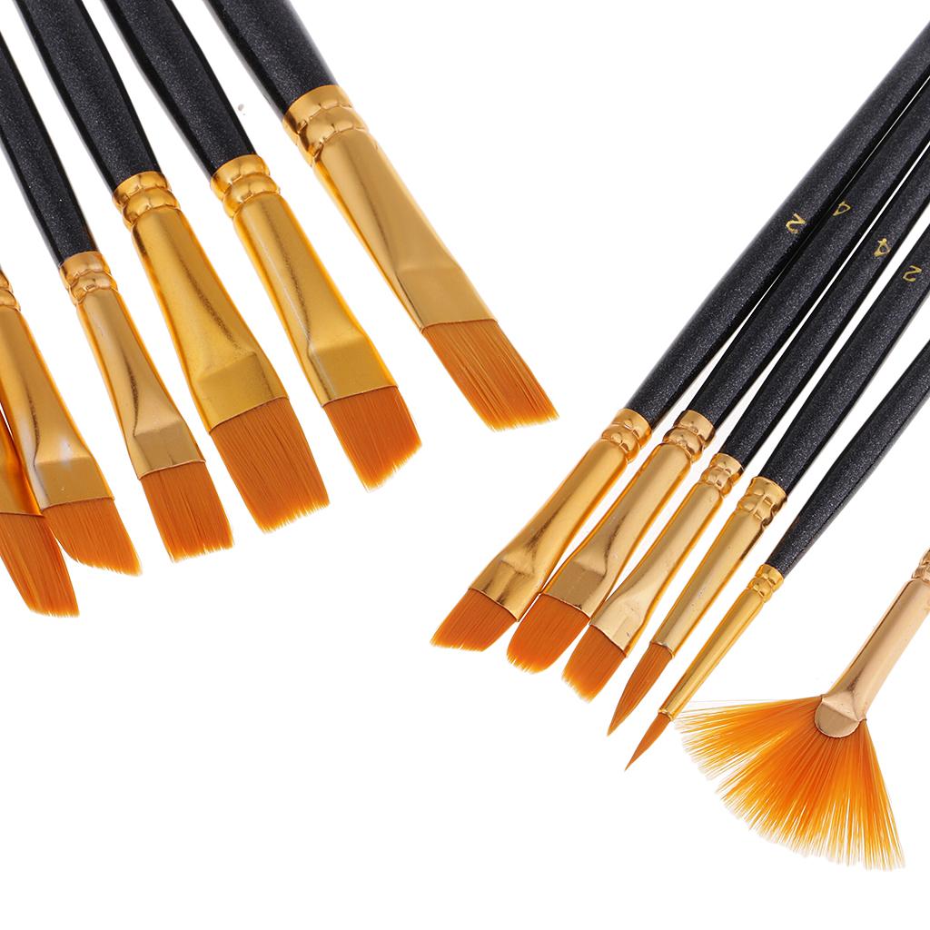12 Tranh Nghệ Thuật Vẽ Cọ Acrylic Tinh Dầu Màu Nước Nghệ Sĩ Cọ Sơn