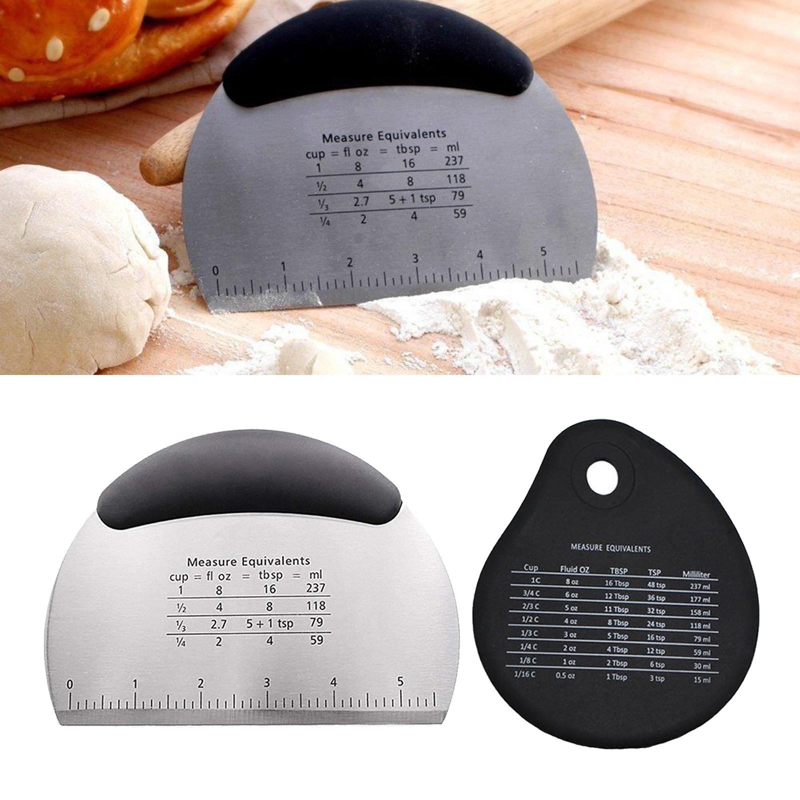 Durable Scraper Cutter Pastry Scraper Chopper Pastry Pizza Cutter Chopper for