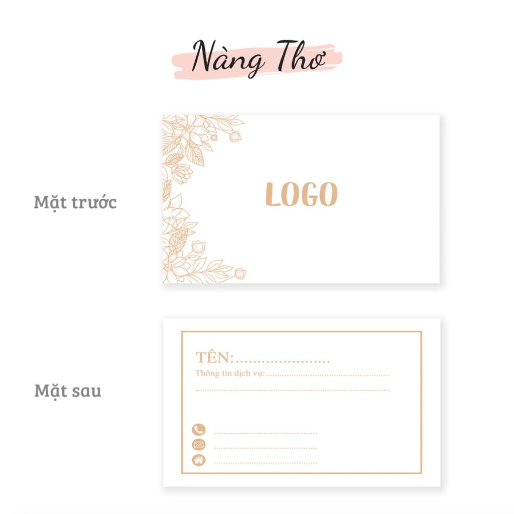 500 THẺ THANK YOU & NAMECARD DANH THIẾP THEO YÊU CẦU_DECAL VIP
