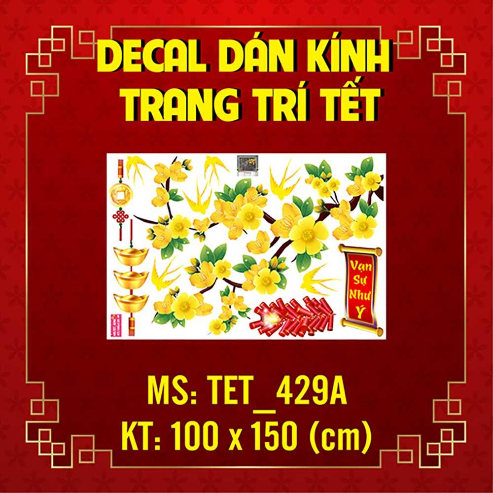 DECAL TRANG TRÍ TẾT 2023 COMBO SỐ 70