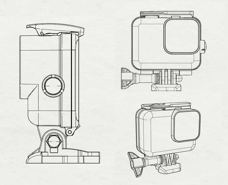 Case chống nước GoPro Hero 8