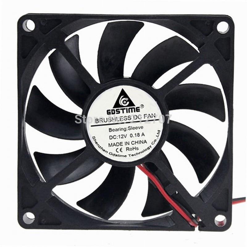 【 Ready stock 】1pcs Gdstime DC 12V 2510-2Pin 8cm 80mm 8015 80*80*15mm Brushless Cooling Fan