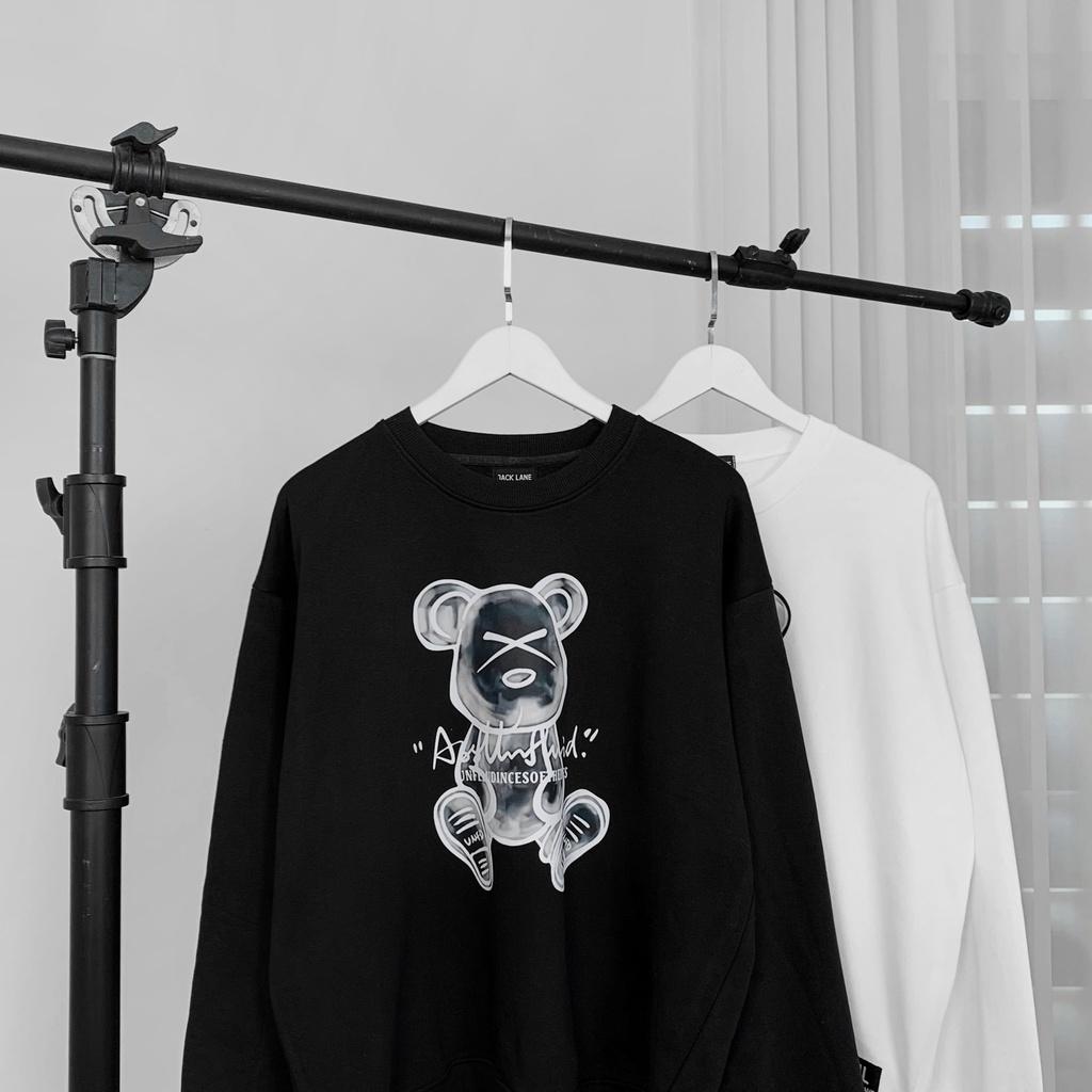 Áo Sweater JL Oversize Ex Bear, JACKLANE, Áo nỉ chui đầu Unisex Jack Lane