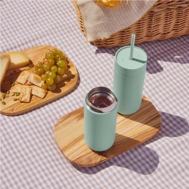 Bình giữ lạnh cà phê Fellow Carter Cold Tumbler 473ml có tráng sứ bên trong,