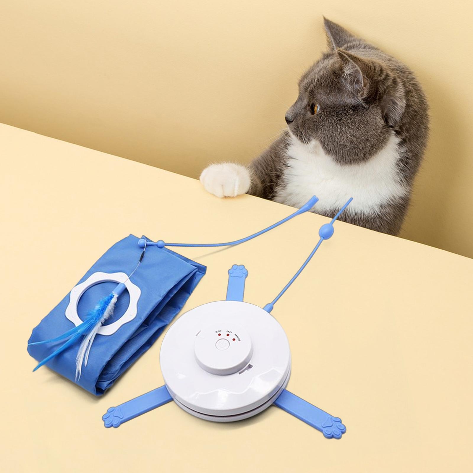 2 in 1 Electric Cat Toys Indoor Interactive Cat Toy for Cat Kitty Kitten