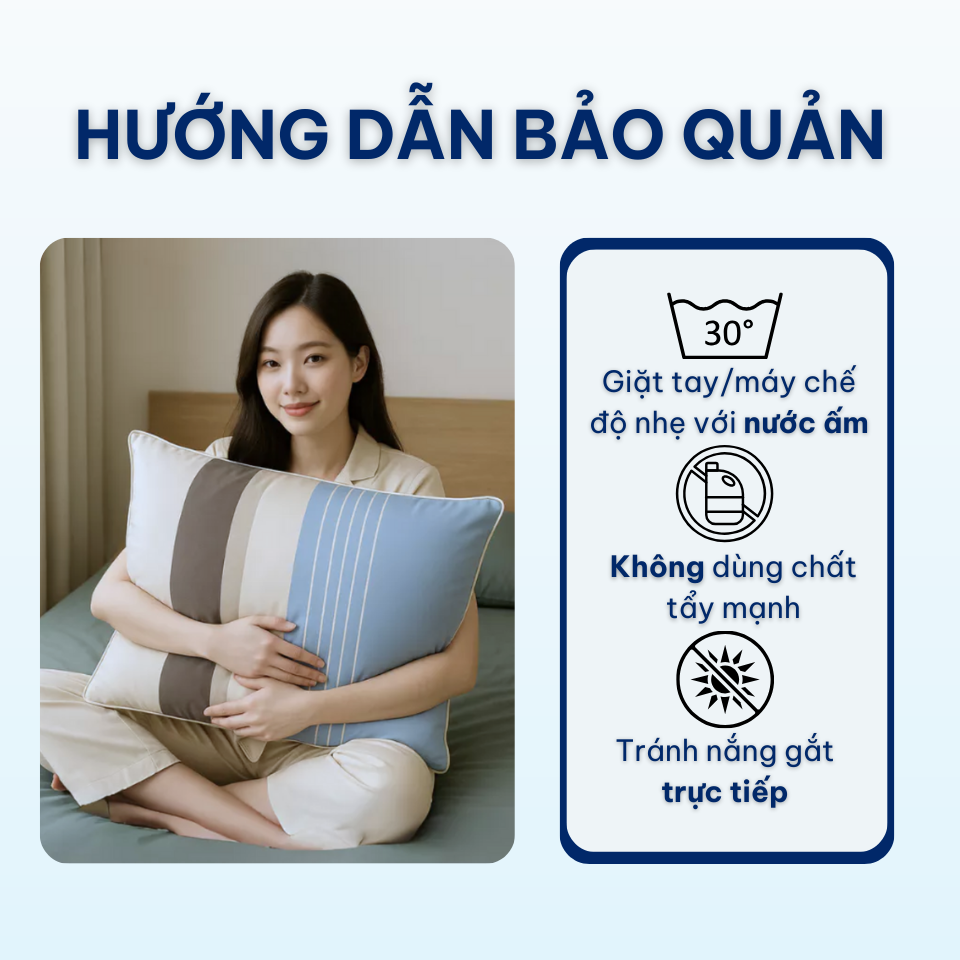 Vỏ Gối Nằm Gối Ôm Tencel 60s Emdream Cao Cấp 50x70cm Áo Gối Nằm Mát Mềm Mịn Bao Gối Đẹp Vỏ Gối Tencel Sang Trọng