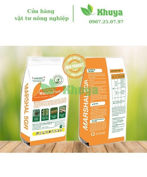 Thuốc trừ sâu Marshal 5GR 1kg Sâu Đục Thân