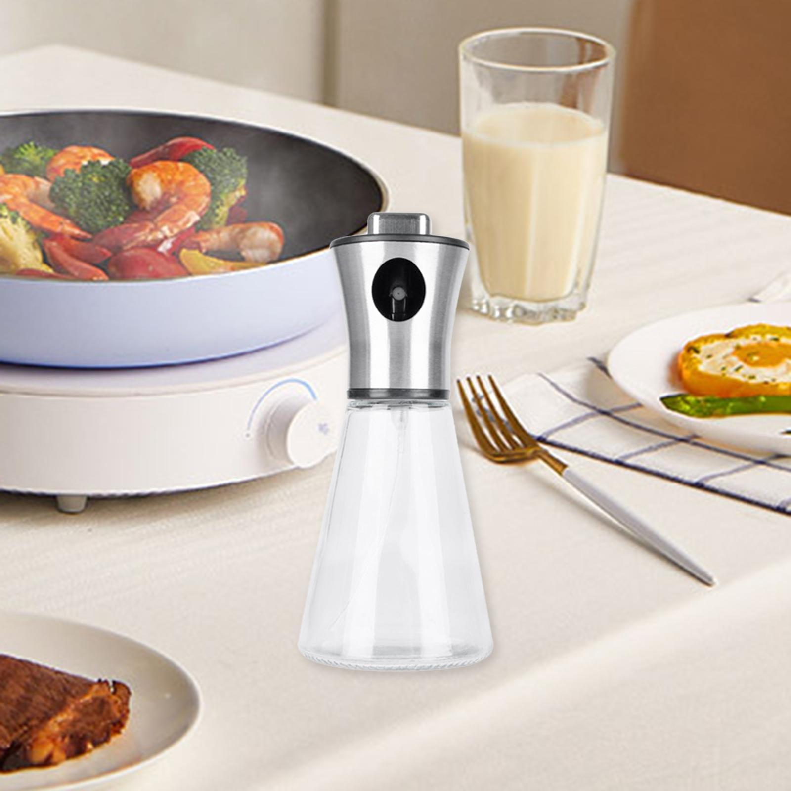 Olive Oil Sprayer Vinegar Gadget Glass Bottle for Barbecue Grilling Cooking